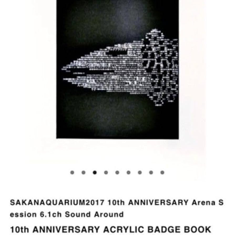 サカナクション 10th BADGE BOOK バッチブック 商品詳細ページ | sakanaction ONLINE STORE | 10th ANNIVERSARY