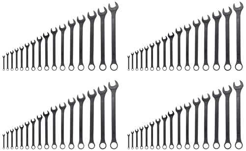 Image of NEIKO 03574A Jumbo Combination Wrench Set | 16 Piece | SAE | 1 /4 inch to 1-1 /4 inch | Raised Panel Construction (Pack of 4)