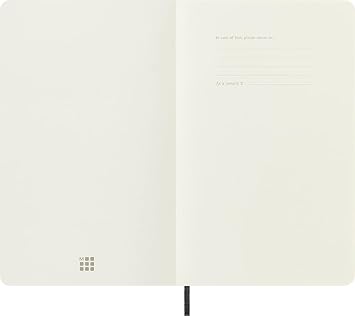 Moleskine Classic Notebook, Soft Cover, Squared/Grid, Large (5 x 8.25), Black, 192 pages