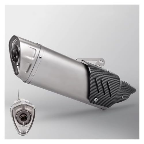 Échappement inox 51mm avec chicane DB Killer pour ZX6R et ZX4R de style racing