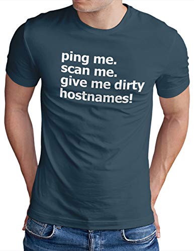 T-shirt Network Host Admin Homme OM3 parfait pour les journées au bureau de l'IT