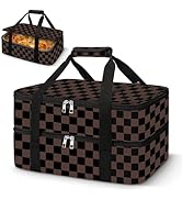 Coobiiya Insulated Casserole Carrier – Portable Tote for Hot or Cold Food, Warmer & Cooler Bag Lu...