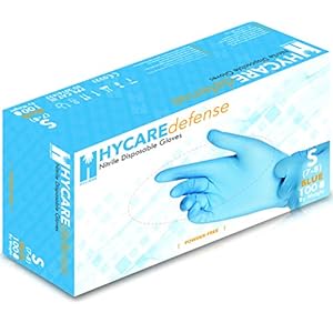 Hycare Medische Nitril Poeder Gratis Wegwerp Handschoenen Blauw Maat S (100 stuks)