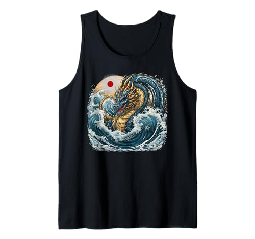 Camisetas japonesas Kaiju Monster Retro Ukiyo Art Mujeres Hombres Tee Camiseta sin Mangas