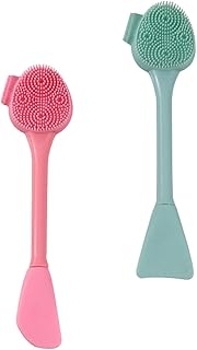OSALADI 2pcs Silicone Facial Cleansing Brush ...