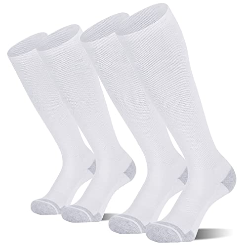 Image of CS CELERSPORT 2 Pack / 3 Pack Baseball Socks for Youth Kids and Adult Softball Soccer Socks Over the Calf Tube Socks