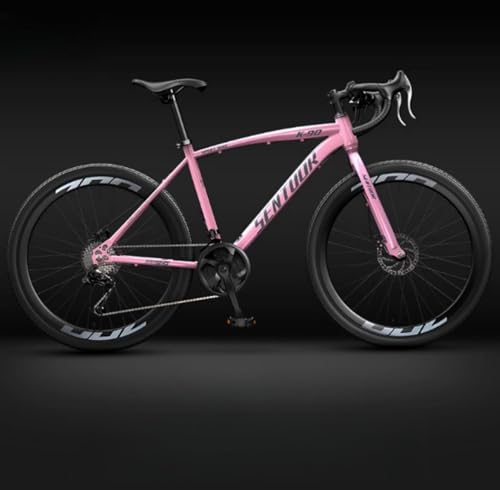 Dazzix新登場クロスバイク24/26インチエアロロードバイク 自転車 24/27/30段変速 超軽量 前後ディスクブレーキ 高炭素鋼フロントフォーク ドロップハンドル マウンテンバイク アウトドア自転車 適応身長155-185CM 通勤 通学 街乗り