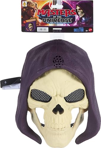 Masters of the Universe Skeletor Mask, 2026 Movie Look Dialogue, Lights & Sounds, Roleplay Costume Head Gear, Super Villain Face Cover