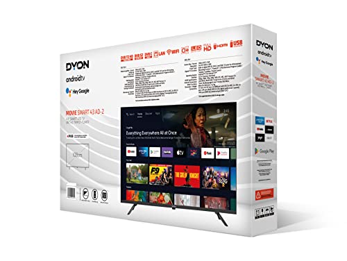 43 Zoll DYON Movie Smart 43 AD-2 Fernseher mit Android und Full HD