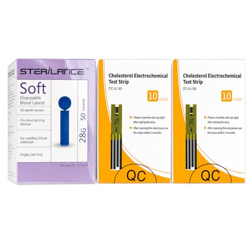 20 Cholesterol Test Strips for WR-30