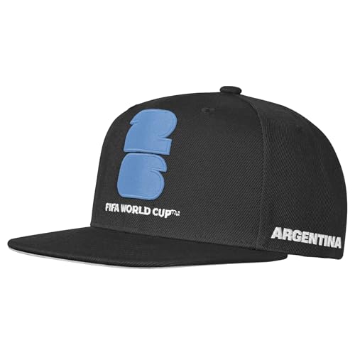 FIFA World Cup 2026 Mens Official Country Emblem Logo Adjustable Snapback Hat Cap One Size (Argentina)