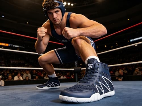 Image of Sisttke Mens Wrestling Shoes Wide Boxing Boots
