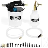 Wzyblixo 2L Vacuum Brake Bleeder - Vacuum Brake Bleeder Kit with Brake Fluid Extractor and 1L Refilling Bottle with Adapters