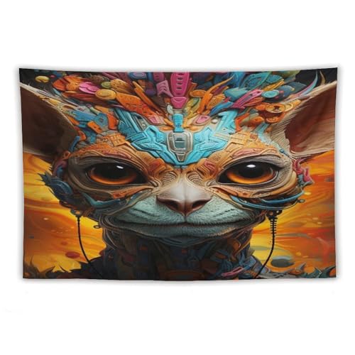 Tenture en tissu mural grand format pour masquer un mur nu rapidement