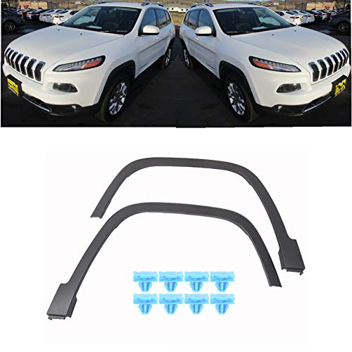 Labwork Fender Flares Set Replacement For 2014-2017 Cherokee Front Left And Right 2Pcs Black 68210314Ae 68210315Ae Ch1290111 Ch1291111 #TOP4