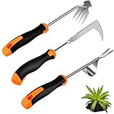 Weed Puller Tool, portable garden tool, Four-Tined Weeding Tool, Uprooting Weeding Tools, Crevice Weeder, Backyard Farming Weeding ，Weeding Equipment for Outdoor Camping ，Weed Removal Tool (style3)