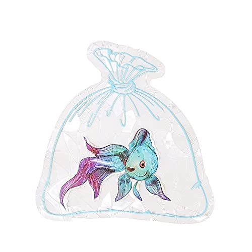 Stickers For Teens Boys Transparent Decorative Glass Film Window Door Tint Rainbow Effect Static Cling Heat Control Rainbow Stickers For Kitchen Dining Room Bedroom Living Room (Blue C, One Size) #TOP14