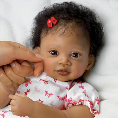 Muñeca interactiva afroamericana de 19 pulgadas miniatura 2