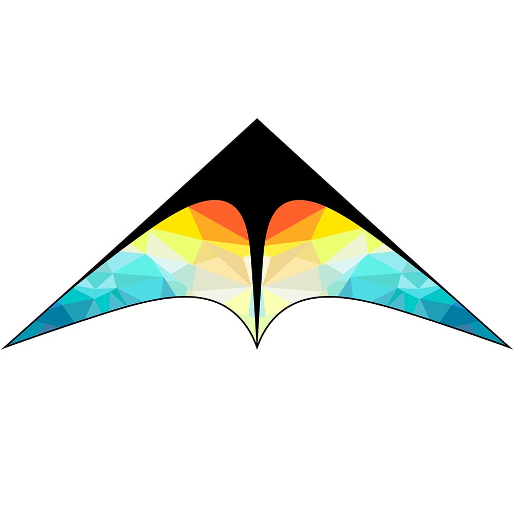 CsvkoiDelta Kite Adults Special Easy to Fly Sand Swallow Adult Large Children Upscale (Rising Sun)