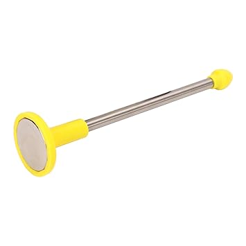 Golf Leveling Stick Golf Leveling Stick Portable Magnetic Training Equipment for Outdoor Playground (Yellow)