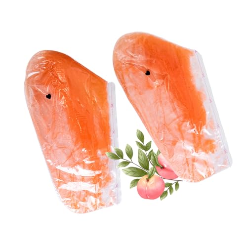 BPrettier Paraffin Wax for Hand and Feet - Moisturizes & Softens Skin, Relieves Discomfort & Stiffness, Heals Dry & Cracked Skin - Perfect for Home Spa, Salons - Ideal for Men & Women (Peach-Foot)