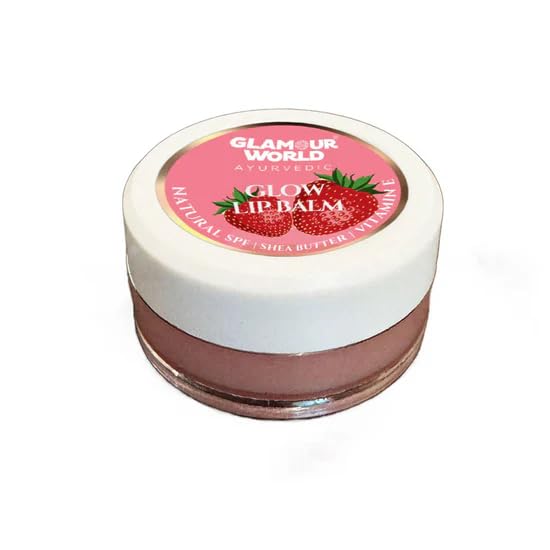 Glamour World Ayurvedic Lip Balm - Hydrates, Repairs, Protects, Enhances Natural Glow - Intense Hydration, UV Protection, All-Season Care - Lip Balm (6g)-picture-43