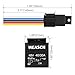 Weasch 2 Pack 48V 40/30A Car Relay Harness, 5-Pin SPDT, 12AWG Harness Sockets, Automotive Switches and Starters, for Automotive Truck Van Motorcycle Boat