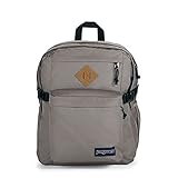JanSport Main Campus Backpack - Travel or Work backpack w 15-Inch Laptop Sleeve and Dual Water Bottle Pockets, Graphite Grey
