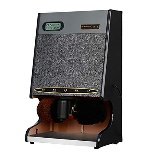 LCF Shoes Polisher Electric Shoe Polish Machine-Commercial Hotel Automatic Shoe Cleaner with Shoe Brush Shoe Shine Kit Vertical Hotel Office