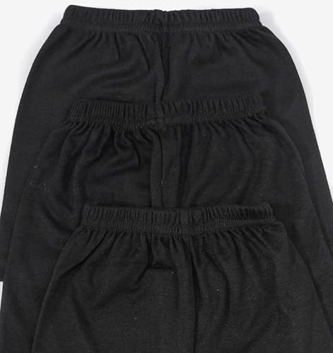 Image of Red Rose Kids Girls Cotton Solid Shorty Pack of 3