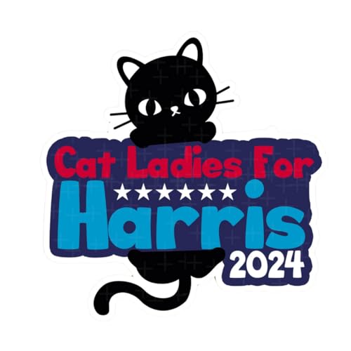 Amazon.com: Cat Ladies for Harris Sticker, Childless Cat ...
