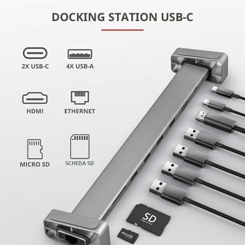 Trust Dalyx Dock multiporta USB-C 10-in-1