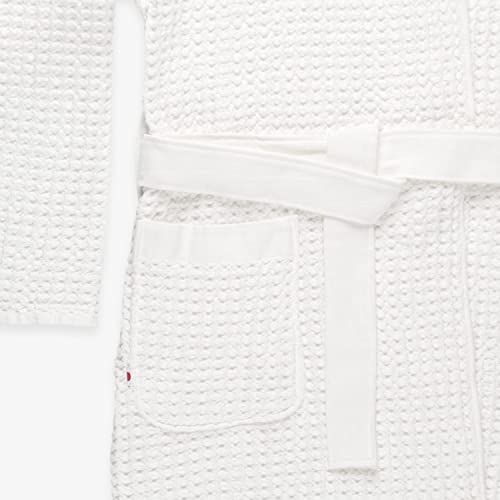 ONSEN Supima Waffle Bath Robe – Luxury Cotton Robe for Women & Men, Lightweight Spa Robe, Quick Dry, Soft & Absorbent2