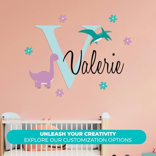 Vinilo Decorativo Dinosaurio Personalizado 22" x 18" miniatura 2