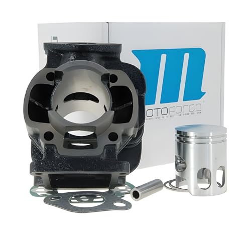 Kit cylindre Moto Force 50 cc de rechange pour AC, 10 mm Axe de piston Aprilia, Amico (1991–1992), (à partir de 1993), GL, Sport, SR 50 (jusqu'à 1994),...