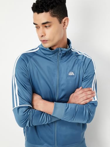 Image of Max Men Striped Athleisure Sweatshirt