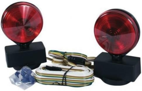 All States Trailer Tow Light Kit Magnetic w/25' Harness Red fits Trailer & Towing Trailer Lighting