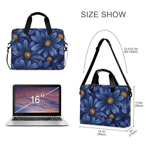 Protector para Laptop 15.6" Azul Marino con Asa y Correa miniatura 5