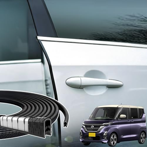 WeCar ���Y �f�C�Y���[�N�X B21W B21A �� �h�A���[�� �G�b�W�v���e�N�^�[ �G�b�W���[�� �K�[�h �v���e�N�^�[ U���^ ���h�~ �ی� �����ጸ �Փ˖h�~ ���R�J�b�g�\ 5m × 2�{�Z�b�g �X�e�����X�| �t�F���_�[ �O�� �L�Y �o���p�[ �h