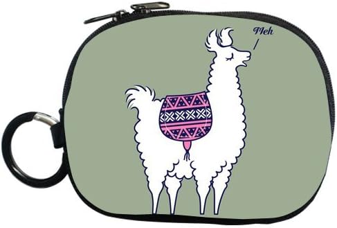 Generic Personalized Generic Personalized Pink Aztec Alpaca Pattern Seat Cushion and Sheep Meh for Zippered Throw Pillowcase 18x18 inches (one sides)for Coin Purse (Two Side)