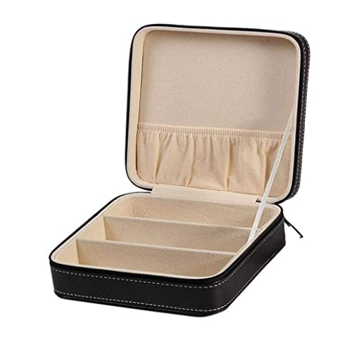 Gcroet 3-Slot Travel Glasses Organizer Collector -Portable Sunglass Organizer Collector Glasses Collector Storage,Leather Jewelry Storage Case Box Eyeglass Sunglasses Organiser, Sunglasses Case