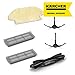 Kärcher Original Zubehör Set für Saugroboter RCV 3, enthält 1 Hauptbürste, 1 Wischtuch, 2 Seitenbesen und 2 Filter