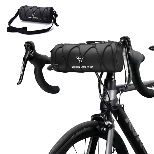 Azonelife Bolsa Manillar Bicicleta 2.4L Negra