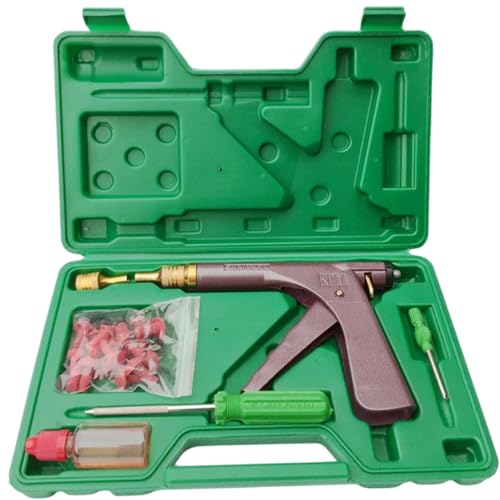 Kraftigt professionellt metalldäckplugg pistolkit med tillbehör för bil, motorcykel, lastbil, däck punktering, platta nödreparationer