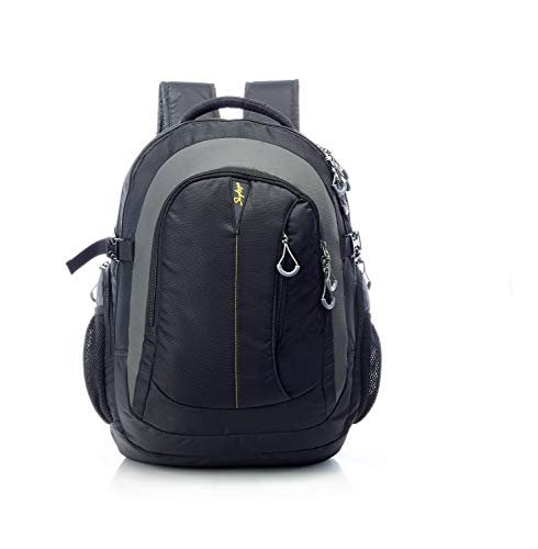 Image of Skybags Fox 29 Ltrs Black Laptop Backpack (LPBPFOXHBLK)