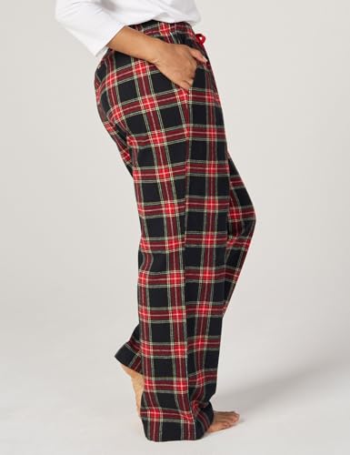 Image of LAPASA Women's Flannel Pajama Pants with Pockets & Drawstring L74 | Comfy flannel lounge sleep PJ pants with cozy warmth and soft comfort, perfect for relaxing, sleeping, and home wear.