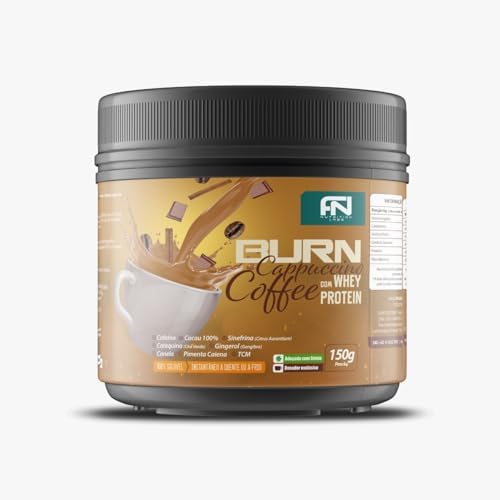 Cappuccino Burn Coffee com Whey Protein 80%, Termogênico, 150g, F...