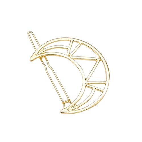 Molletta per capelli a forma di stella lunare, da donna, con frangia e cerchio, regalo di fine artigianato, utile e professionale