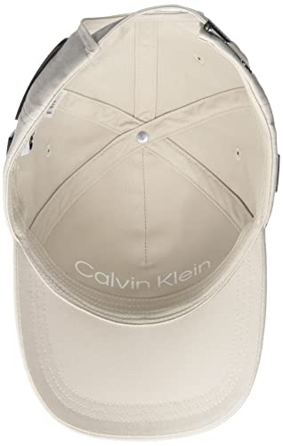 CK Patch Baseball Cap Calvin Klein casquette beige écru avec patch logo authentique - 3