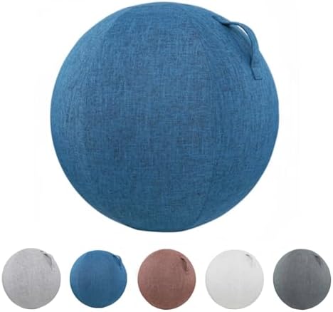 Bola de Yoga Pelota Pilates Asiento Silla con Cubierta Funda para...